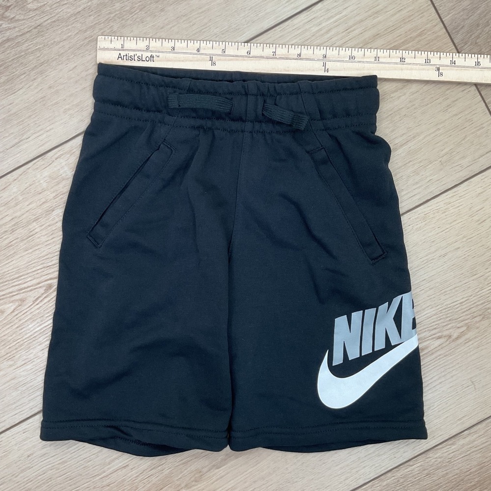 Nike‎ Kids' Shorts Black Drawstring Athletic Casual Activewear XS - Picture 7 of 8